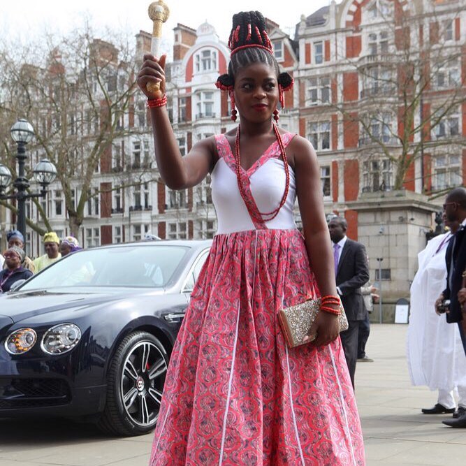 Queen Blessing Animashaun  (QMA QUEEN 2016/2017) in London